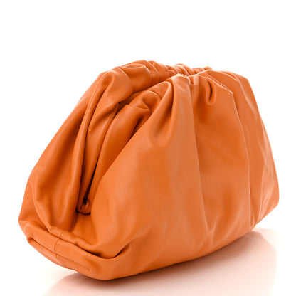 Bottega Veneta Smooth Butter Calf The Pouch Oversized Clutch Burnt Orange 3 of 10
