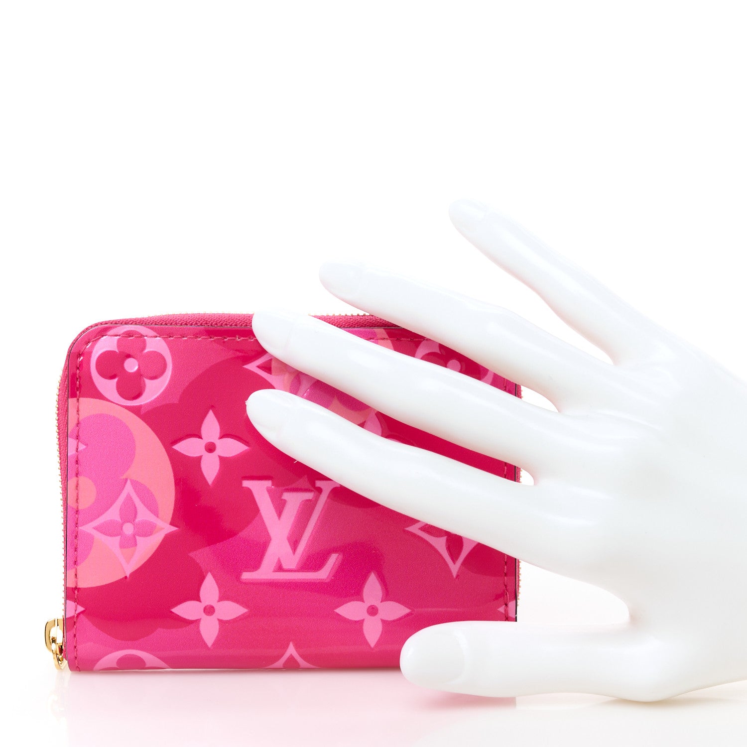 Louis Vuitton Vernis Valentine Zippy Coin Purse Fuchsia 2 of 8