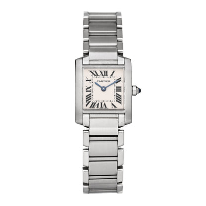 Cartier Stainless Steel 20mm Tank Francaise Quartz Watch 1 of 4