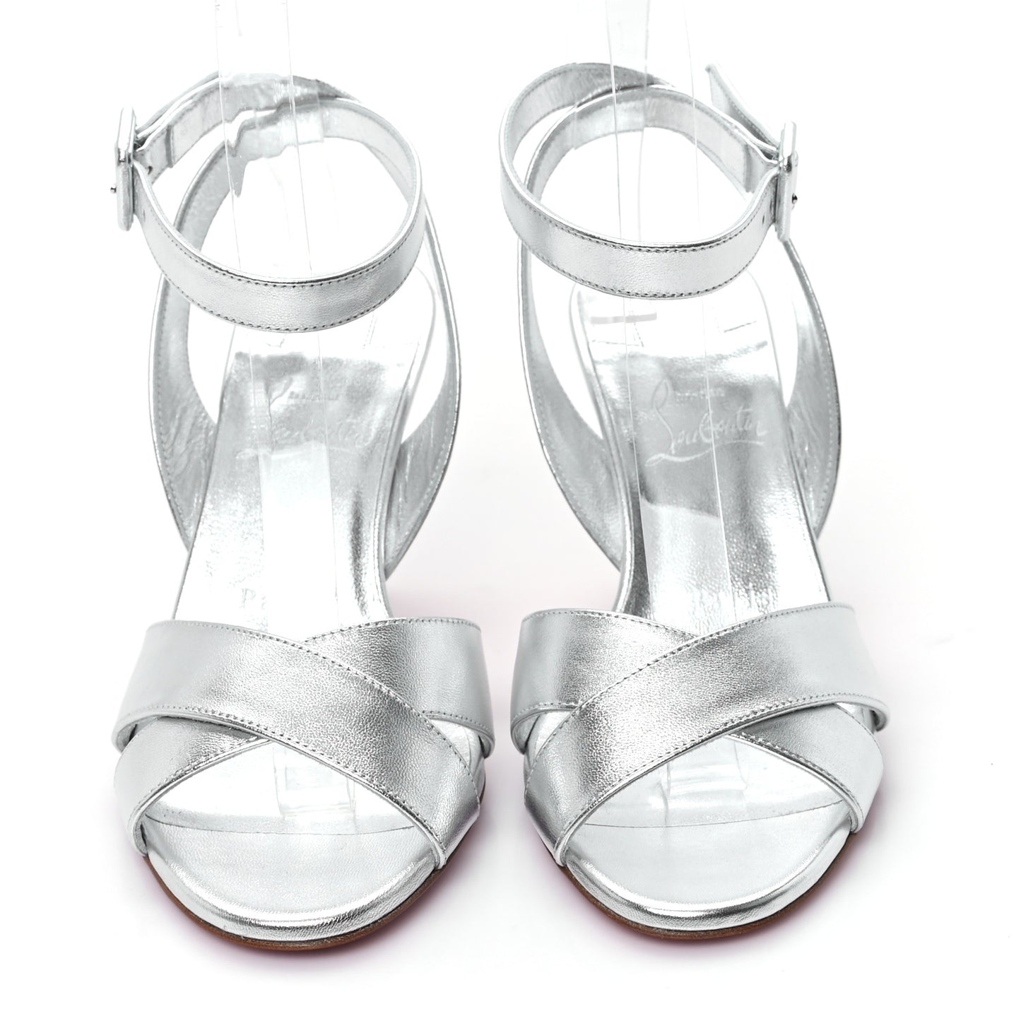 Kid Laminato Mariza 85 Sandals 37.5 Silver