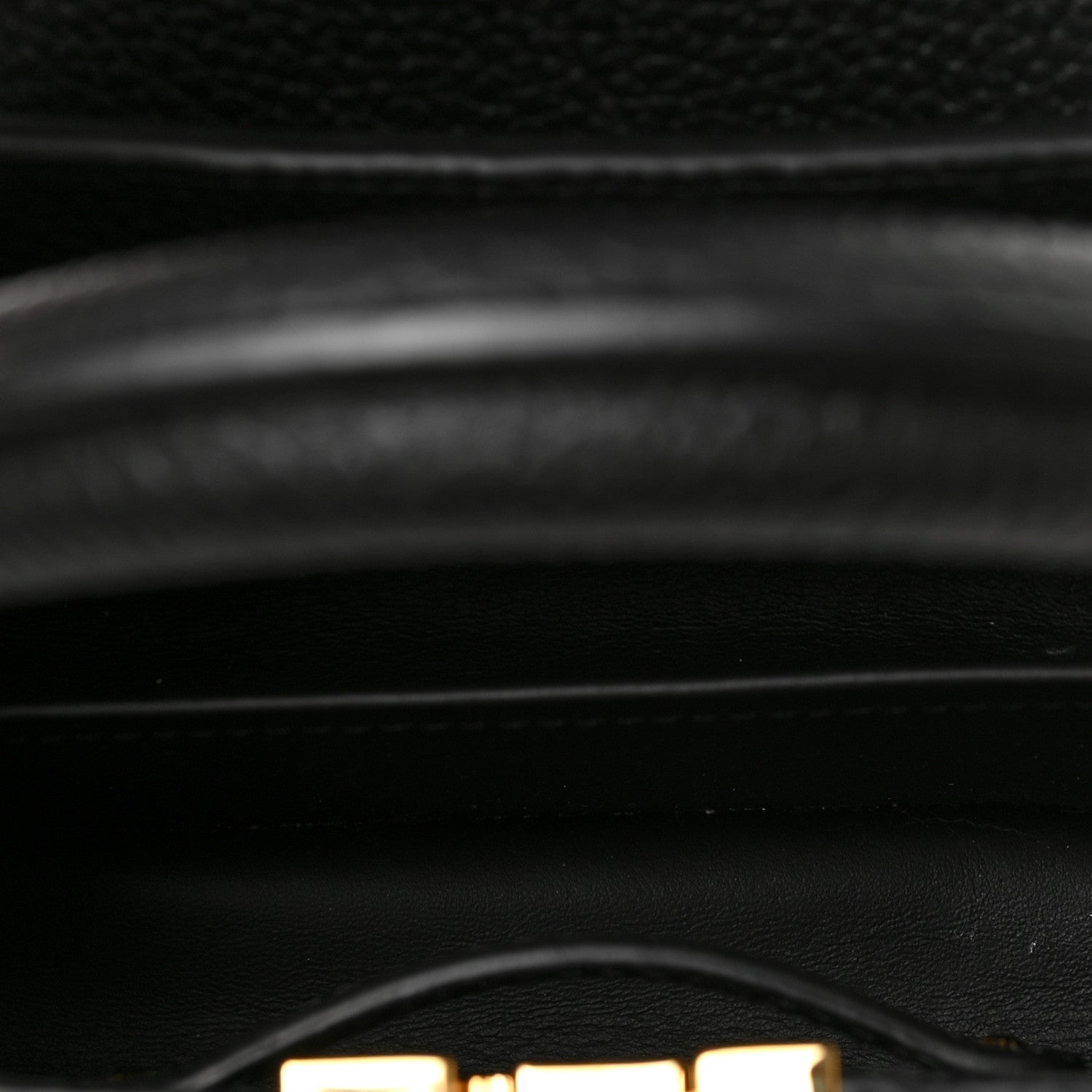 Louis Vuitton Taurillon Mini Capucines Black 5 of 8