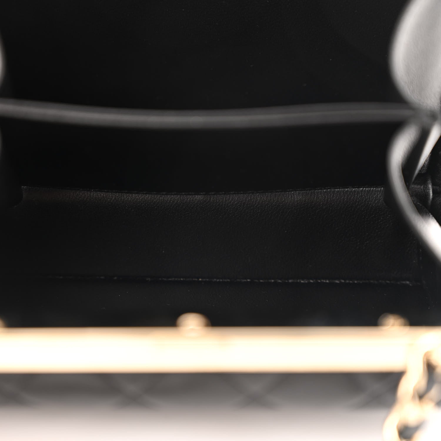 Chanel Lambskin Quilted Pearl CC Vanity Case Black 6 of 12