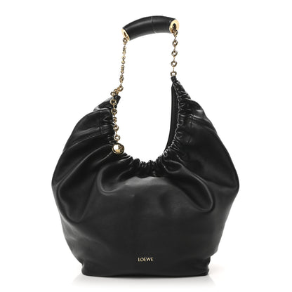 Loewe Buttery Nappa Lambskin Medium Squeeze Bag Black 1 of 9
