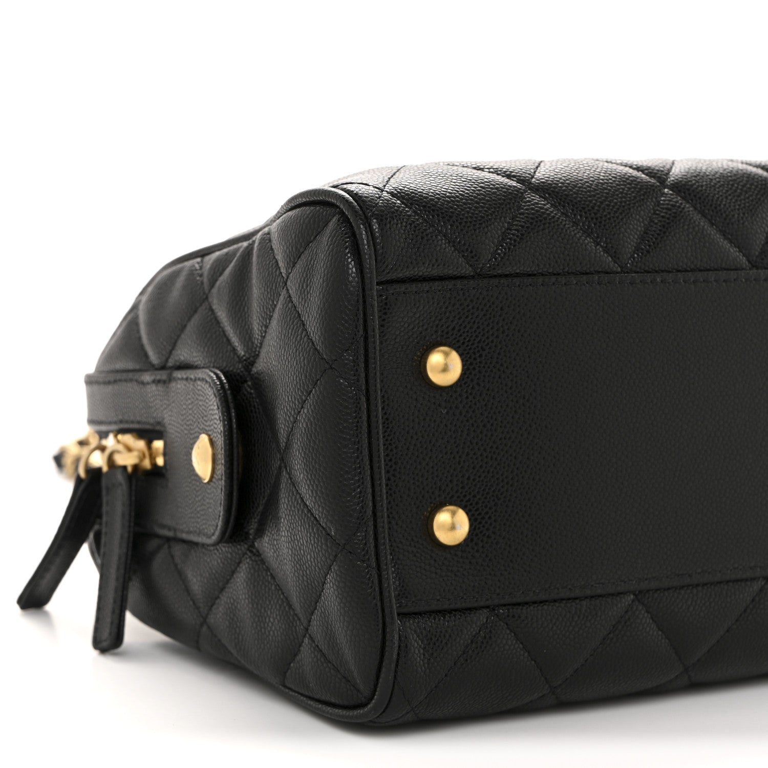 Chanel Caviar Quilted Large Bowling Bag Black 9 of 11