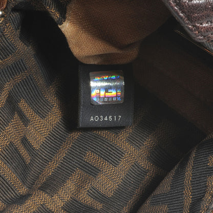 Fendi Zucca Nappa Nuvolata Vitello Tortuga Spy Pouch Bag Tobacco Moro 8 of 11