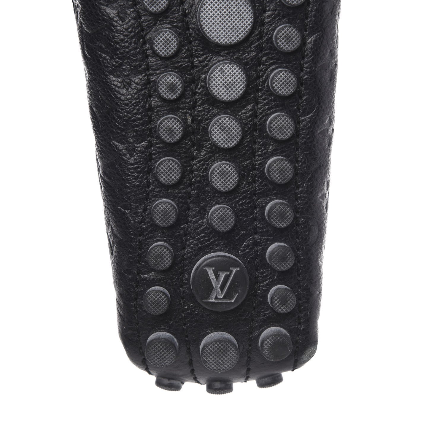 Louis Vuitton Empreinte Gloria Loafers 37.5 Black 7 of 8