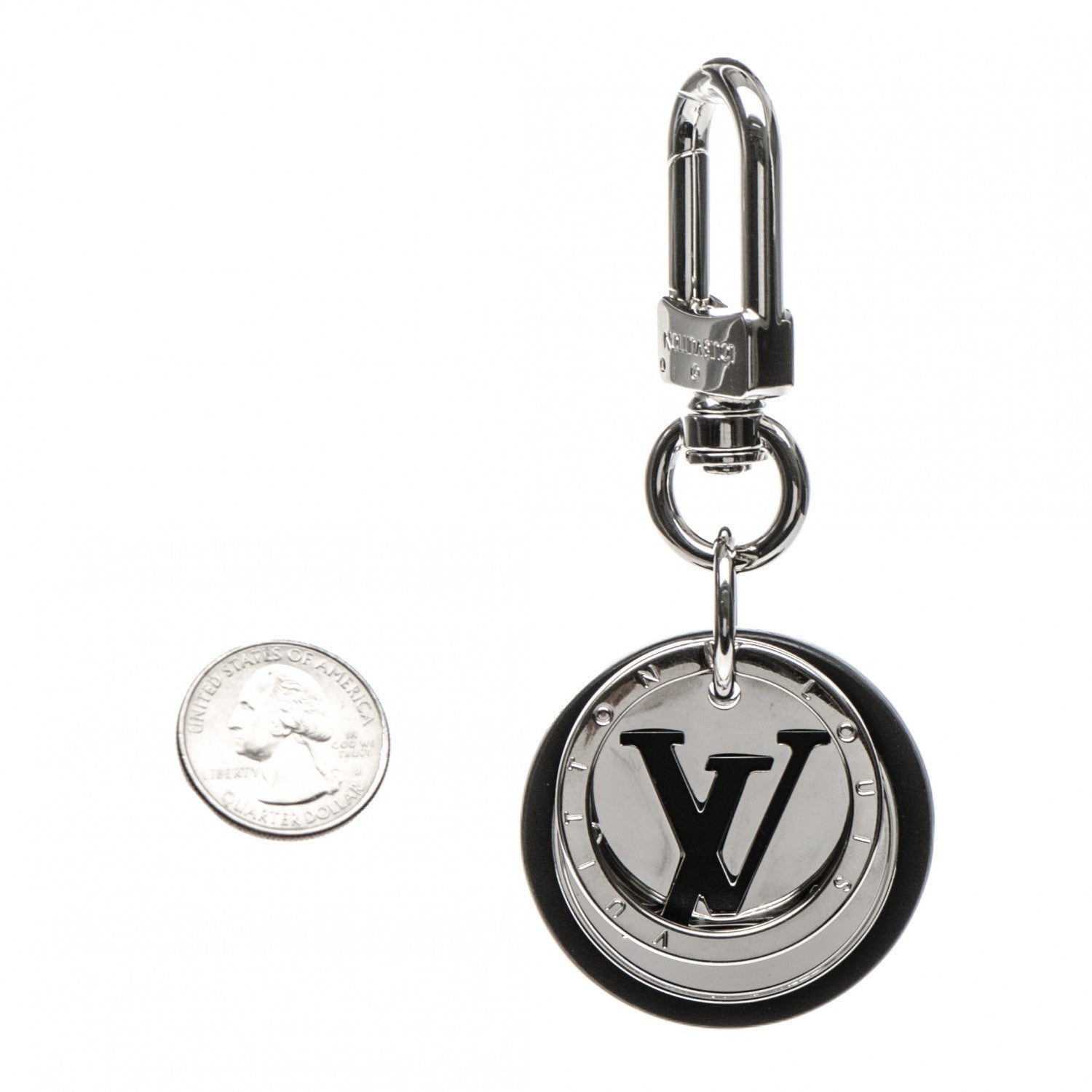 Louis Vuitton LV Cut Circle Key Holder Silver 2 of 5