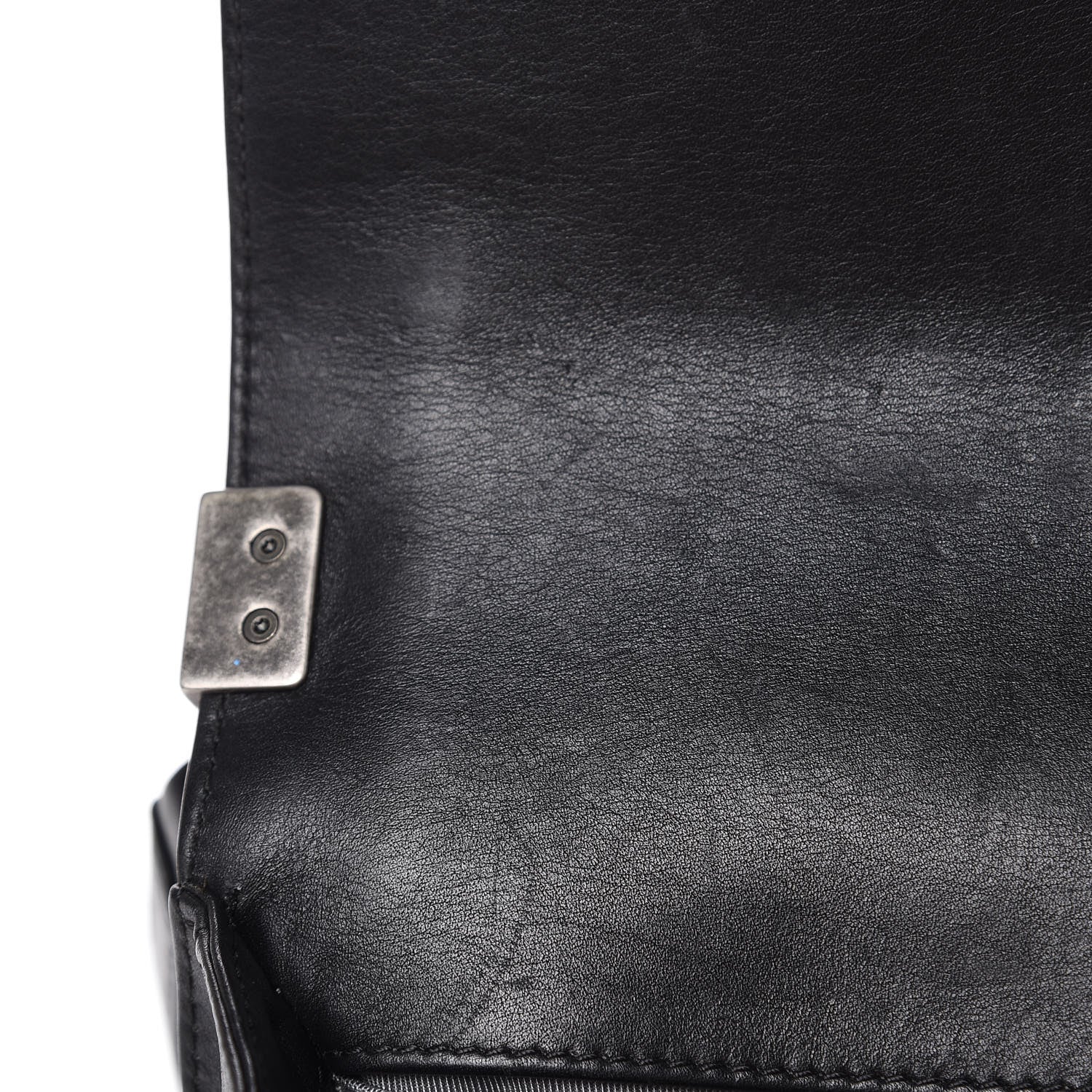 Chanel Calfskin Chevron Quilted Small Boy Flap Black 15 of 17