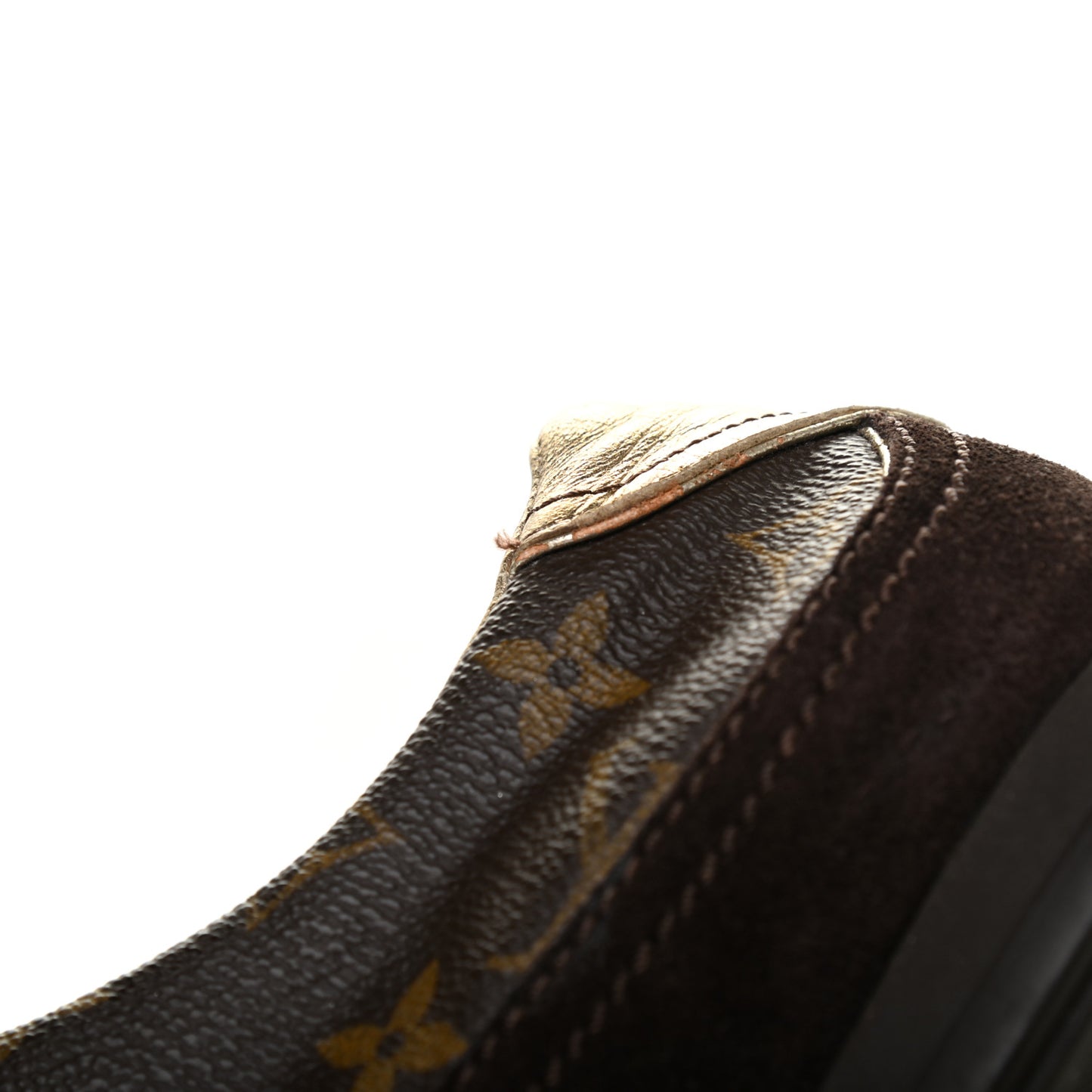 Monogram Suede Patent Speeding Velcro Sneakers 39