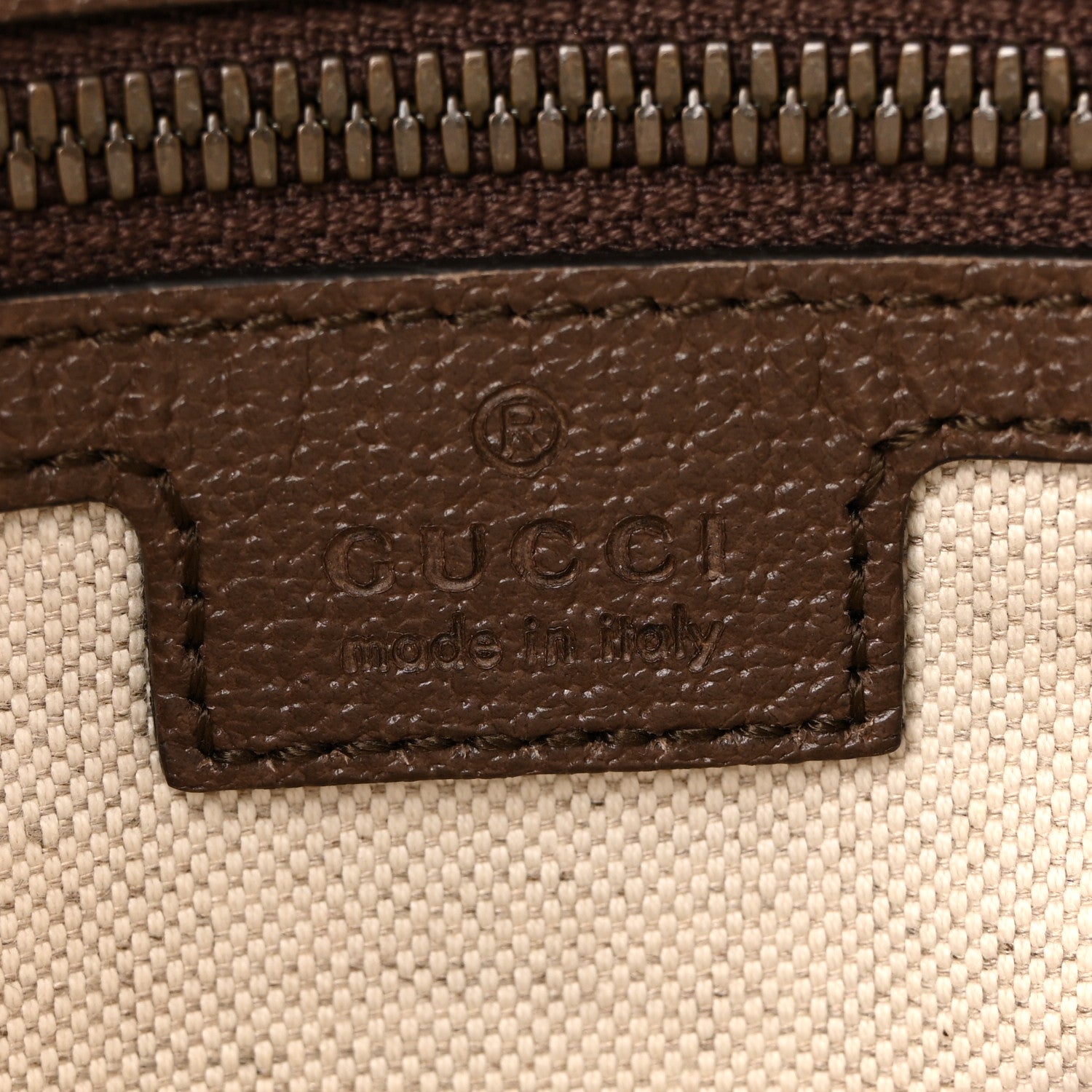 Gucci Soft GG Supreme Monogram Medium Ophidia Belt Bag Dark Brown 6 of 12