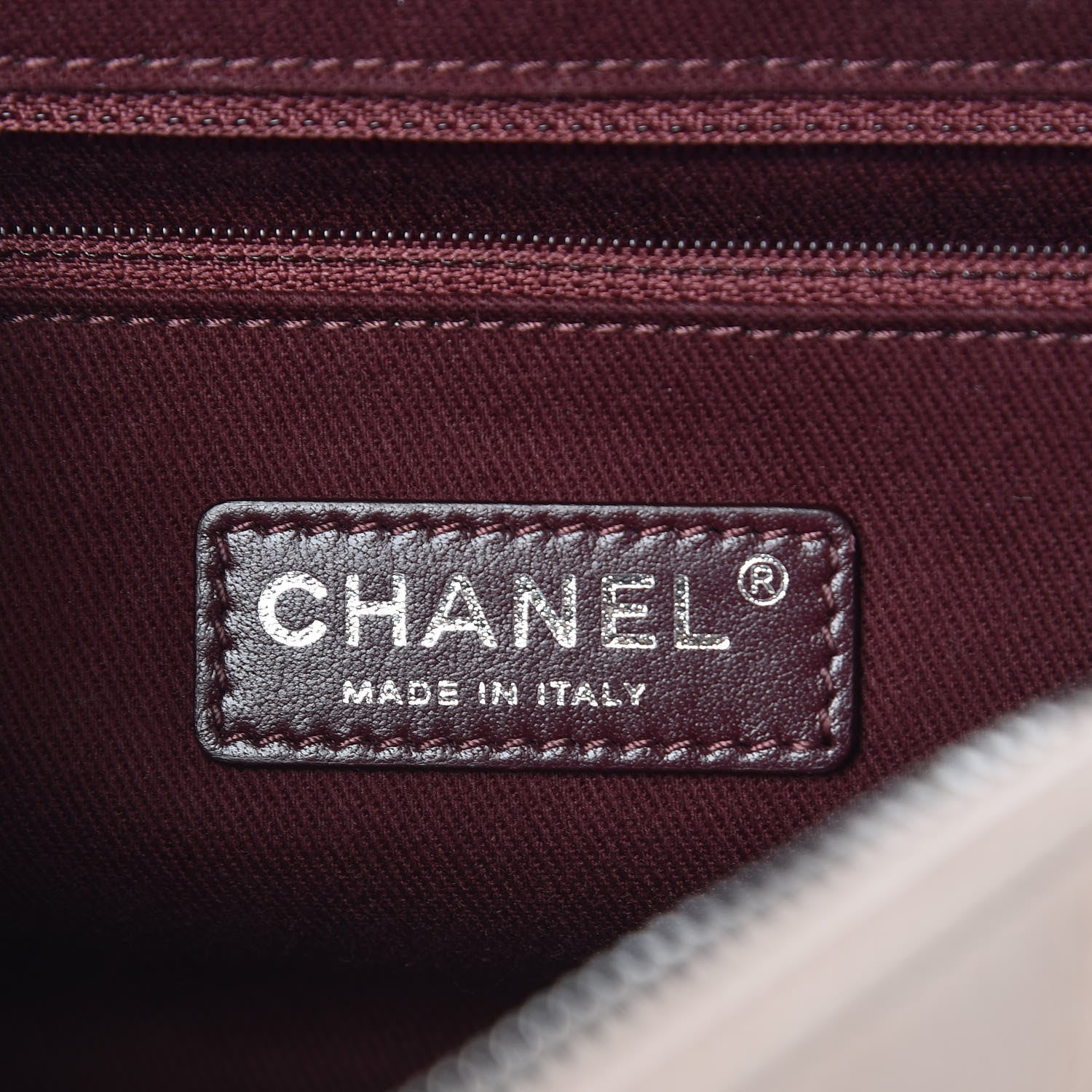 Chanel Glazed Calfskin Quilted Medium Duo Flap Beige 6 of 9