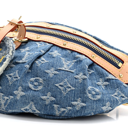 Louis Vuitton Monogram Denim High Rise Bumbag Blue 9 of 10