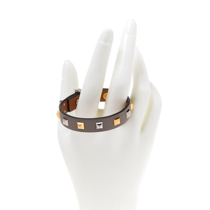 Hermes Swift Mini Dog Clous Carres Bracelet T1 Gris Asphalte 2 of 7