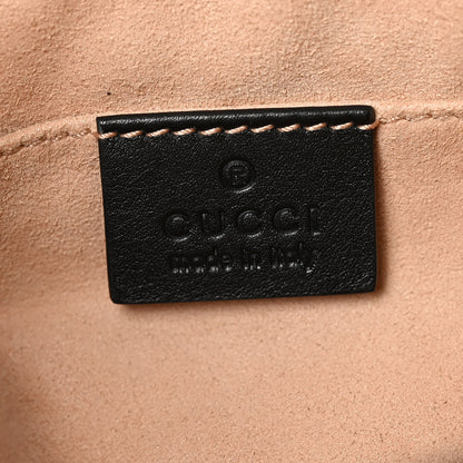 Gucci Calfskin Matelasse GG Marmont Belt Bag Black 6 of 10
