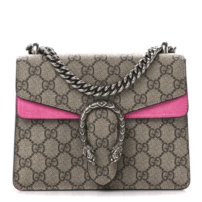 Gucci GG Supreme Monogram Mini Dionysus Shoulder Bag Pink 1 of 12
