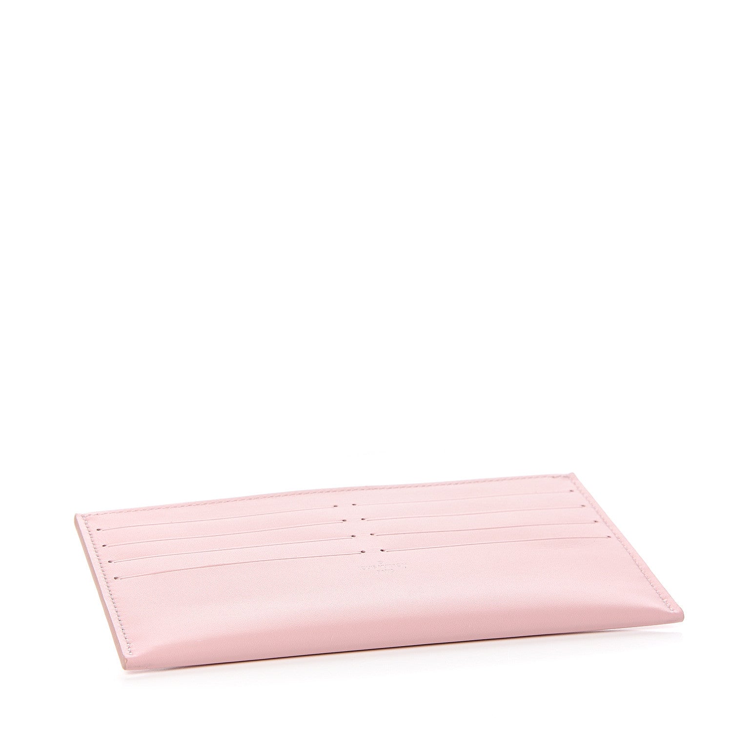 Louis Vuitton Calfskin Felicie Card Holder Insert Rose Ballerine 4 of 7