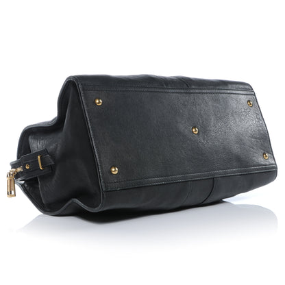 Saint Laurent Leather Large Cabas Chyc Black 5 of 8