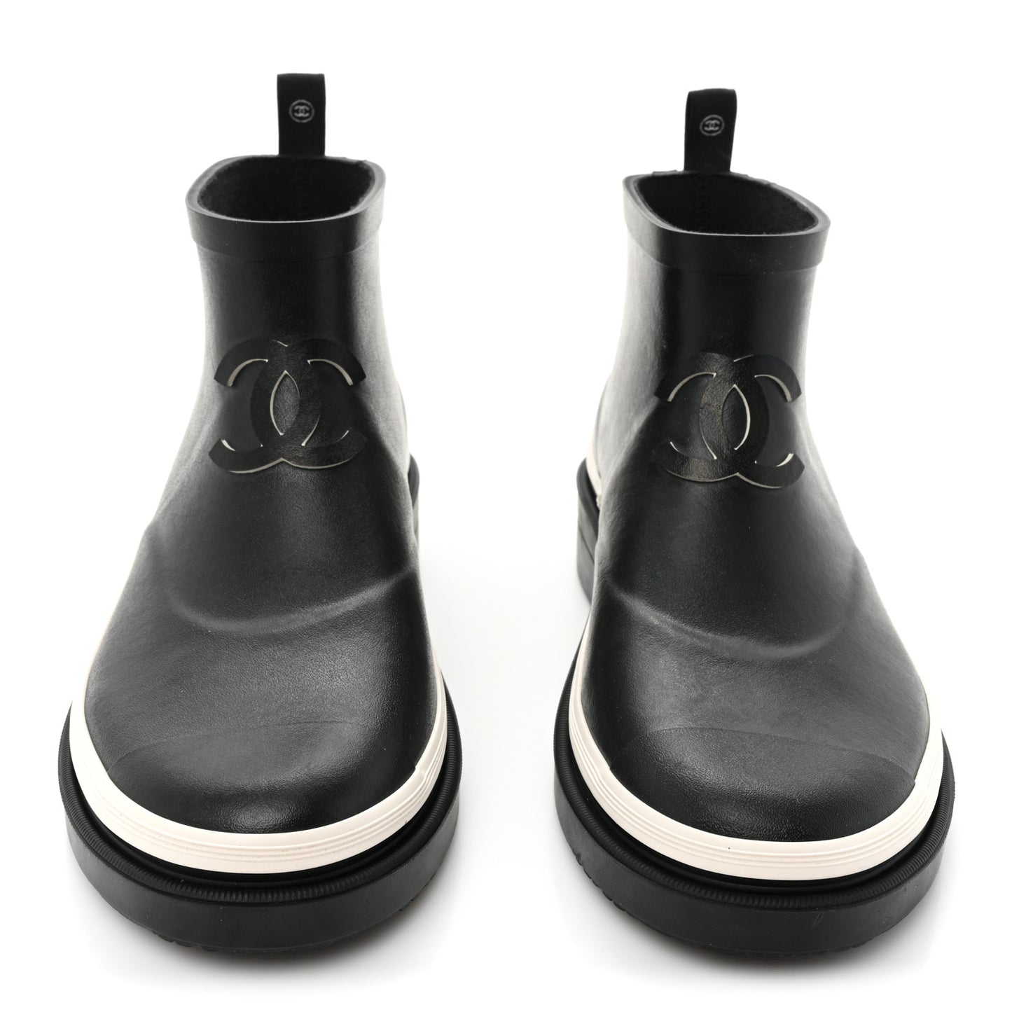 Rubber CC Short Rain Boots 38 Black