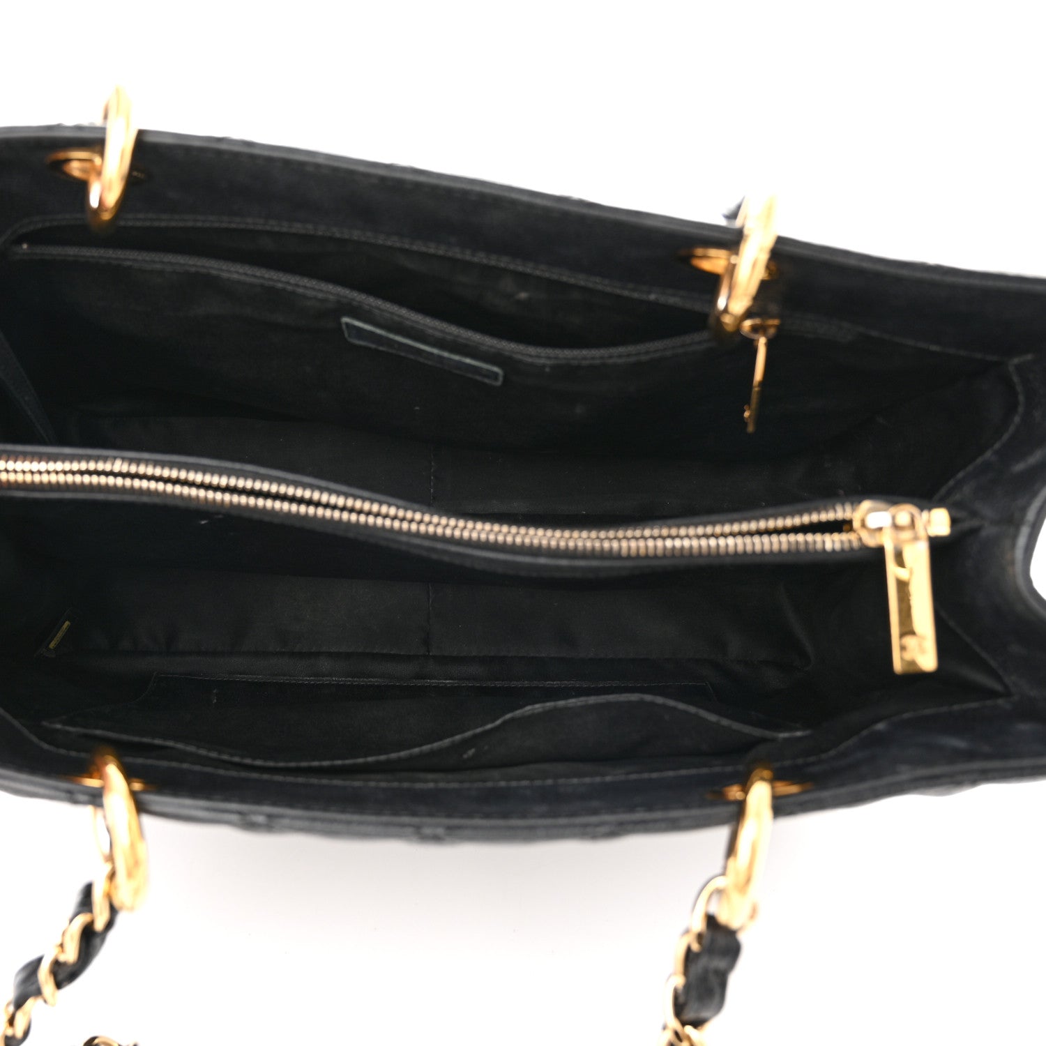 Chanel Caviar Quilted Grand Shopping Tote GST Black 5 of 14