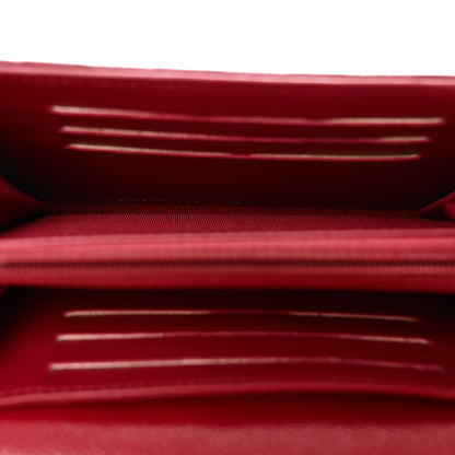 Chanel Caviar Quilted Medium Flap Wallet Dark Pink 6 of 10