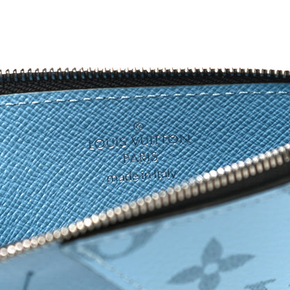 Louis Vuitton Taigarama Coin Card Holder Denim 6 of 9