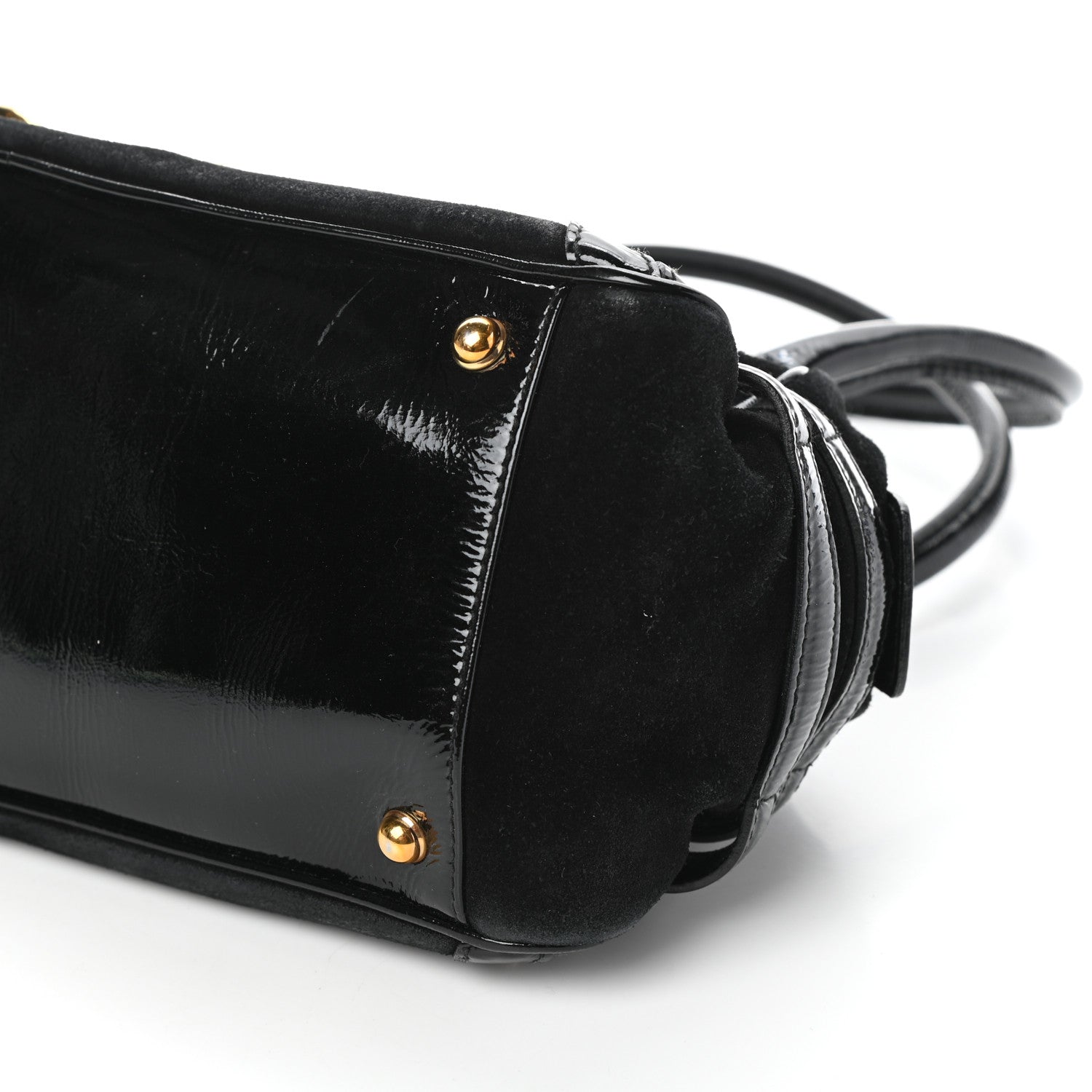 Gucci Suede Medium Wave Boston Black 9 of 10