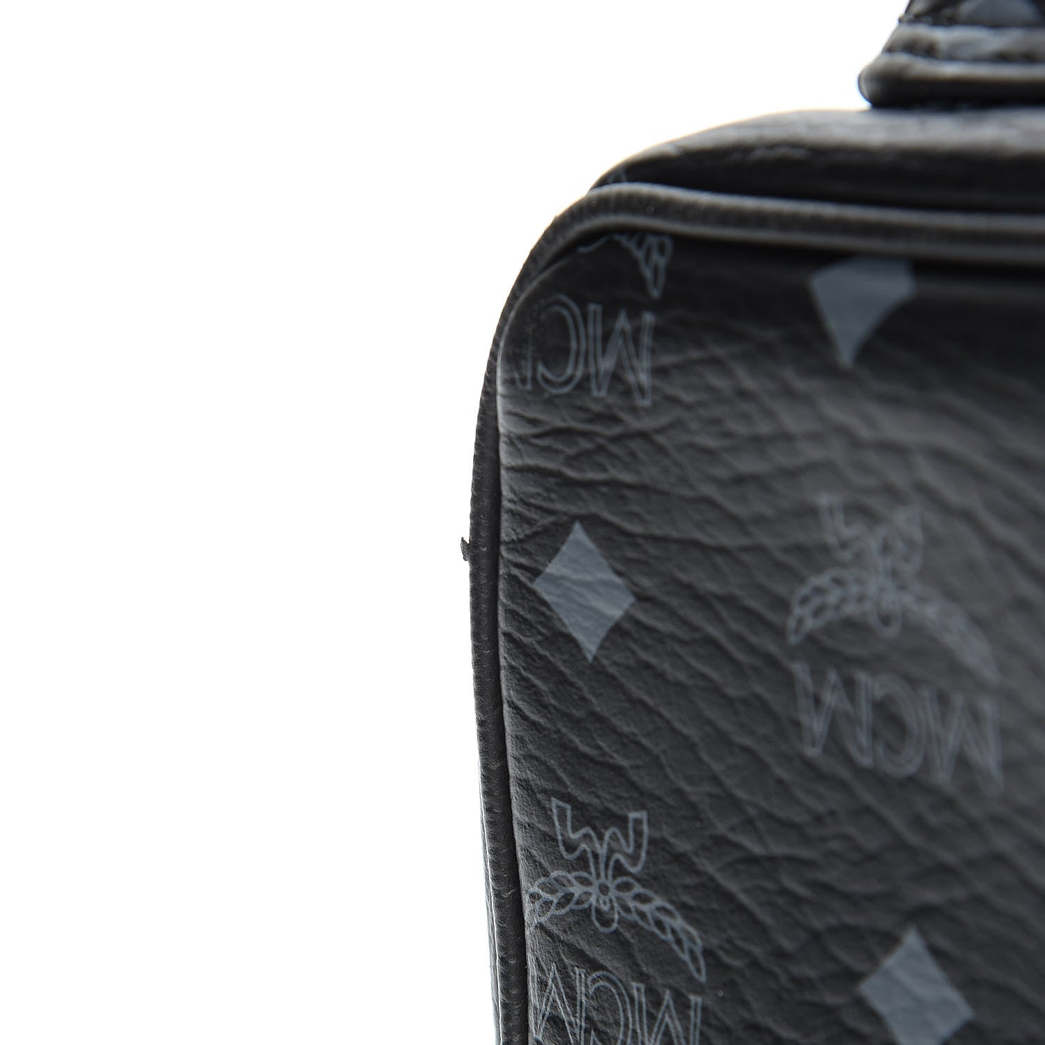 MCM Visetos Studded Small Stark Backpack Black 11 of 15