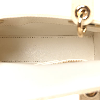 Christian Dior Lizard Mini Lady Dior White 5 of 11