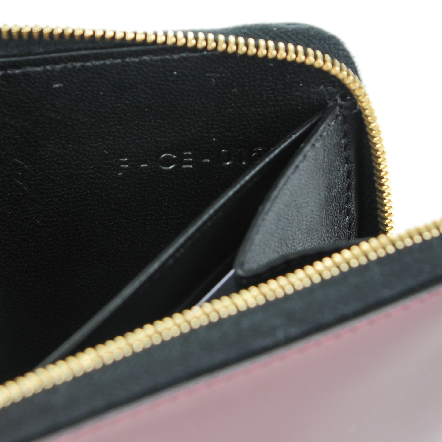 Spazzolato Calfskin Large Zip Around Multifunction Wallet Wine
