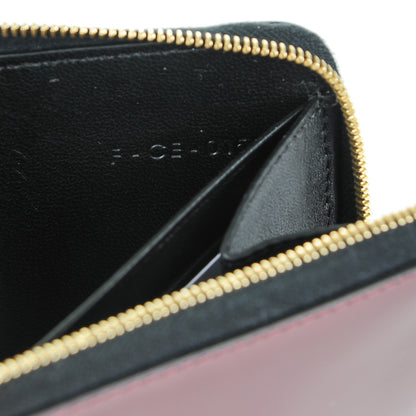 Celine Spazzolato Calfskin Large Zip Around Multifunction Wallet Wine 7 of 8