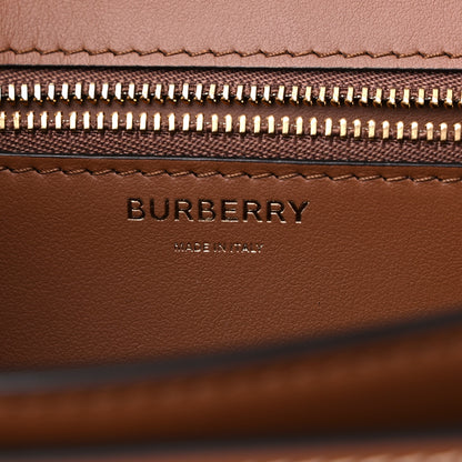Burberry Canvas Calfskin Small TB Bag Natural 5 of 8