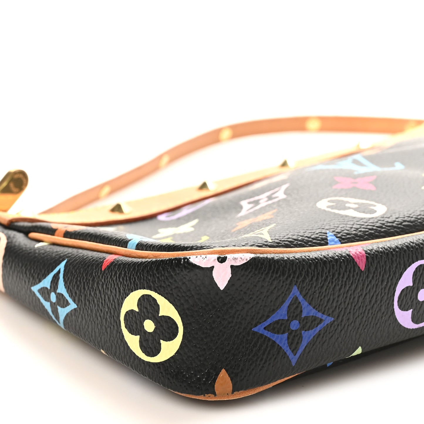 Monogram Multicolor Pochette Accessories Black