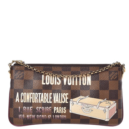 Louis Vuitton Damier Ebene Milla MM Trunk Pochette 1 of 9