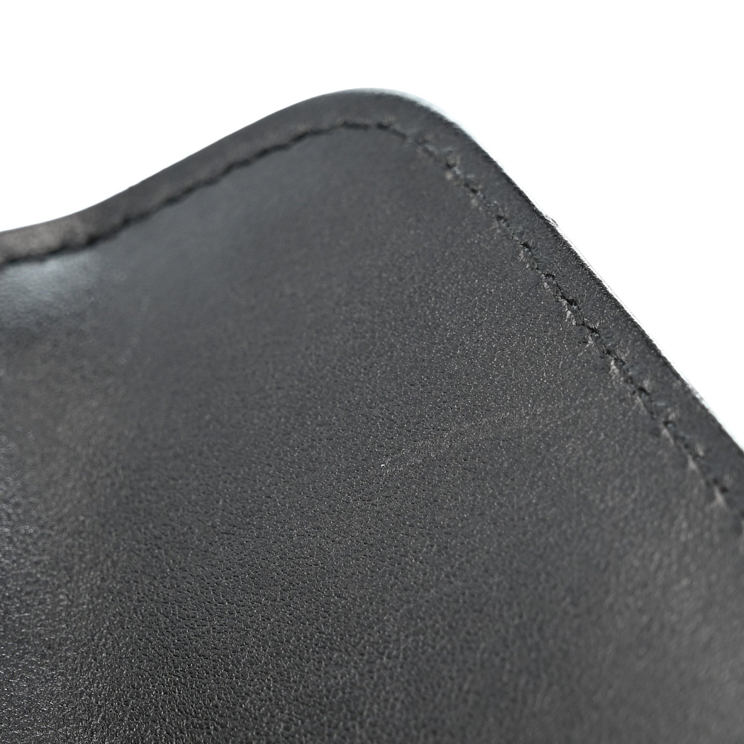Gucci Calfskin Matelasse Aria GG Marmont Chain Wallet Black 11 of 13