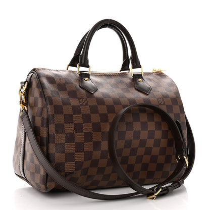 Louis Vuitton Damier Ebene Speedy Bandouliere 30 3 of 9