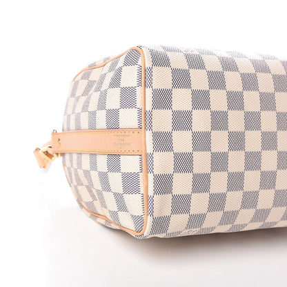 Louis Vuitton Damier Azur Speedy Bandouliere 25 8 of 10