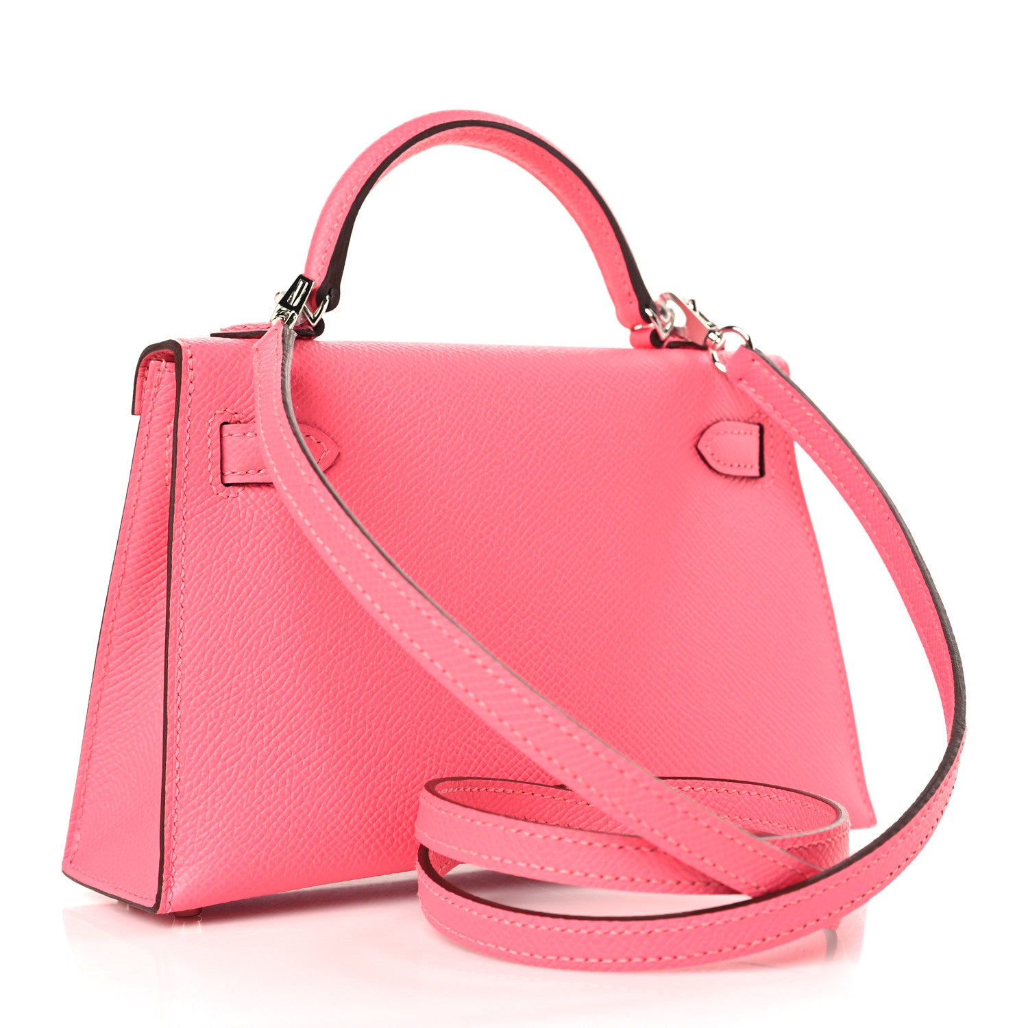 Hermes Epsom Mini Kelly Sellier 20 Rose Azalee 3 of 10