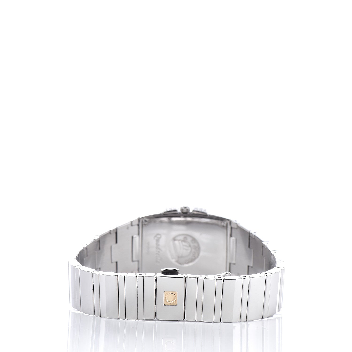 Omega Stainless Steel Diamond Mother of Pearl 25mm Constellation Quadrella Quartz Watch 1586.70.00 4 of 7