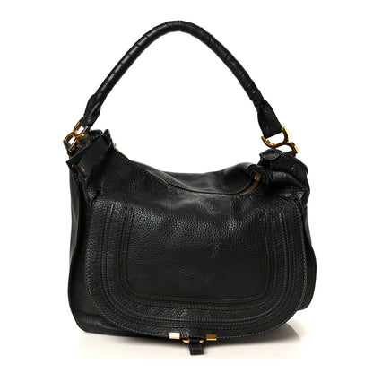 Chloe Calfskin Large Marcie Hobo Stone 1 of 12