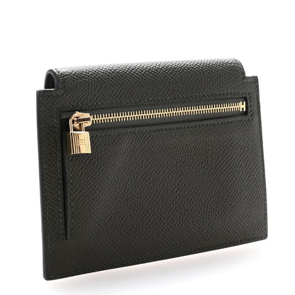 Hermes Epsom Kelly Pocket Compact Wallet Vert De Gris 3 of 7
