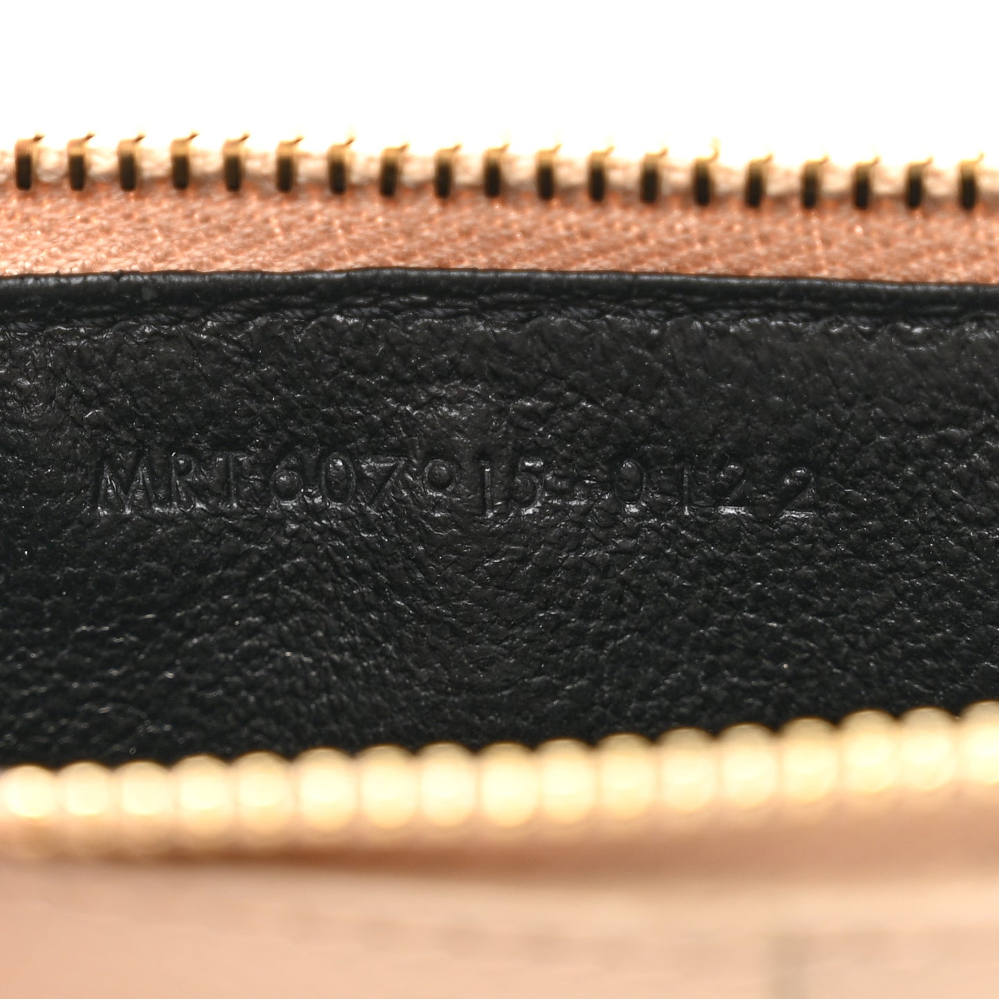Monogram Grain de Poudre 5 Fragments Zip Pouch Card Holder Dark Beige