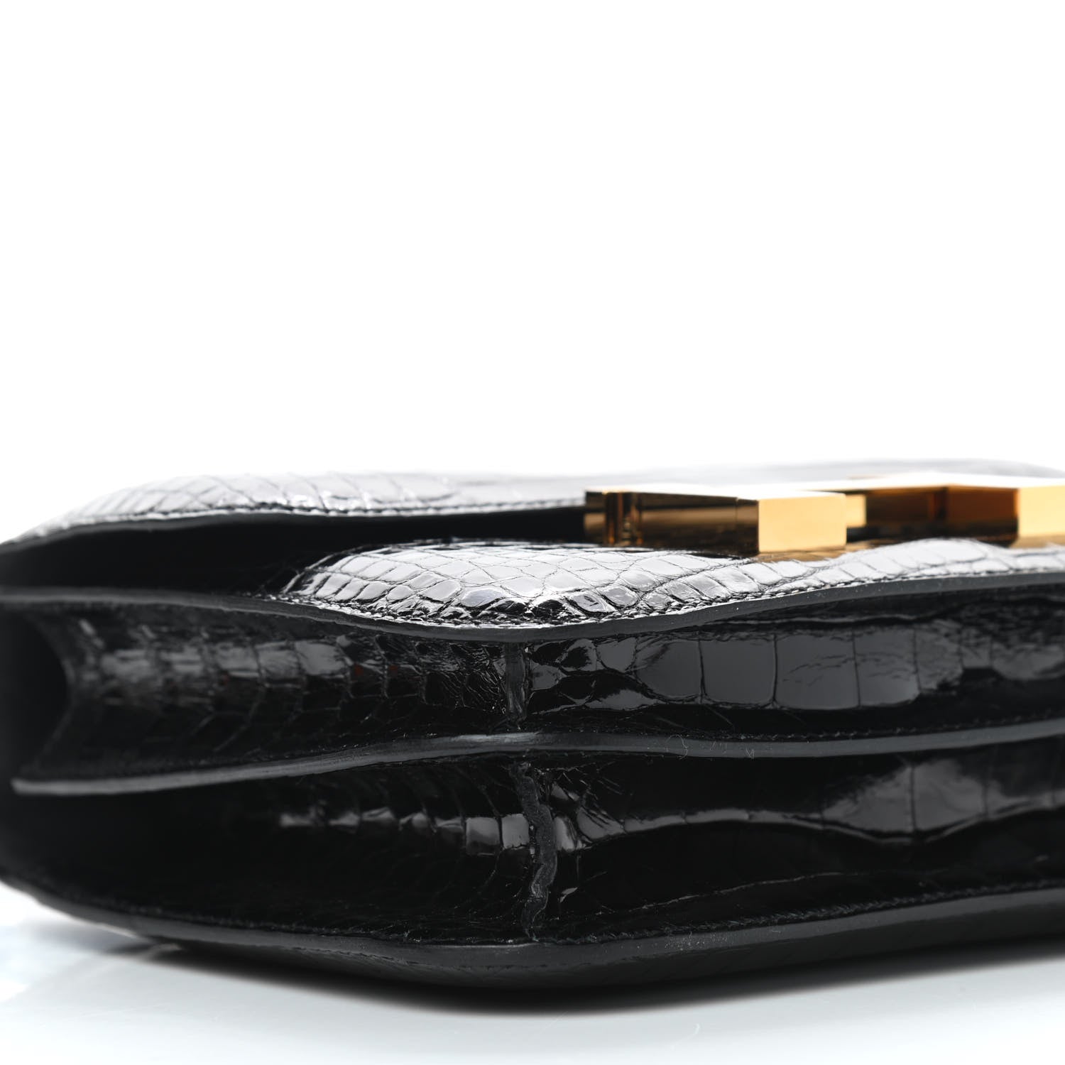 Hermes Shiny Alligator Constance 18 Black 5 of 18
