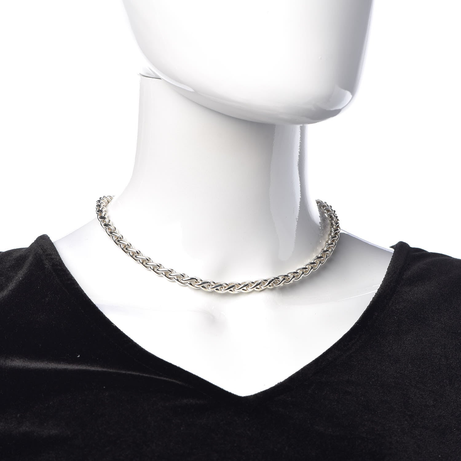 David Yurman Sterling Silver 14K Yellow Gold 6mm Wheat Chain Necklace 2 of 5