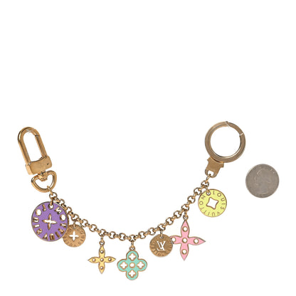 Louis Vuitton Enamel Looping Key Chain Bag Charm Multicolor 2 of 4