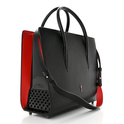 Christian Louboutin Calfskin Spikes Loubinthesky Medium Paloma Black 3 of 10