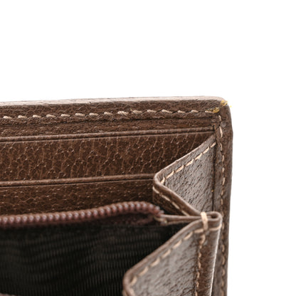 Gucci GG Supreme Monogram Web Ophidia Wallet On Chain Brown 12 of 15