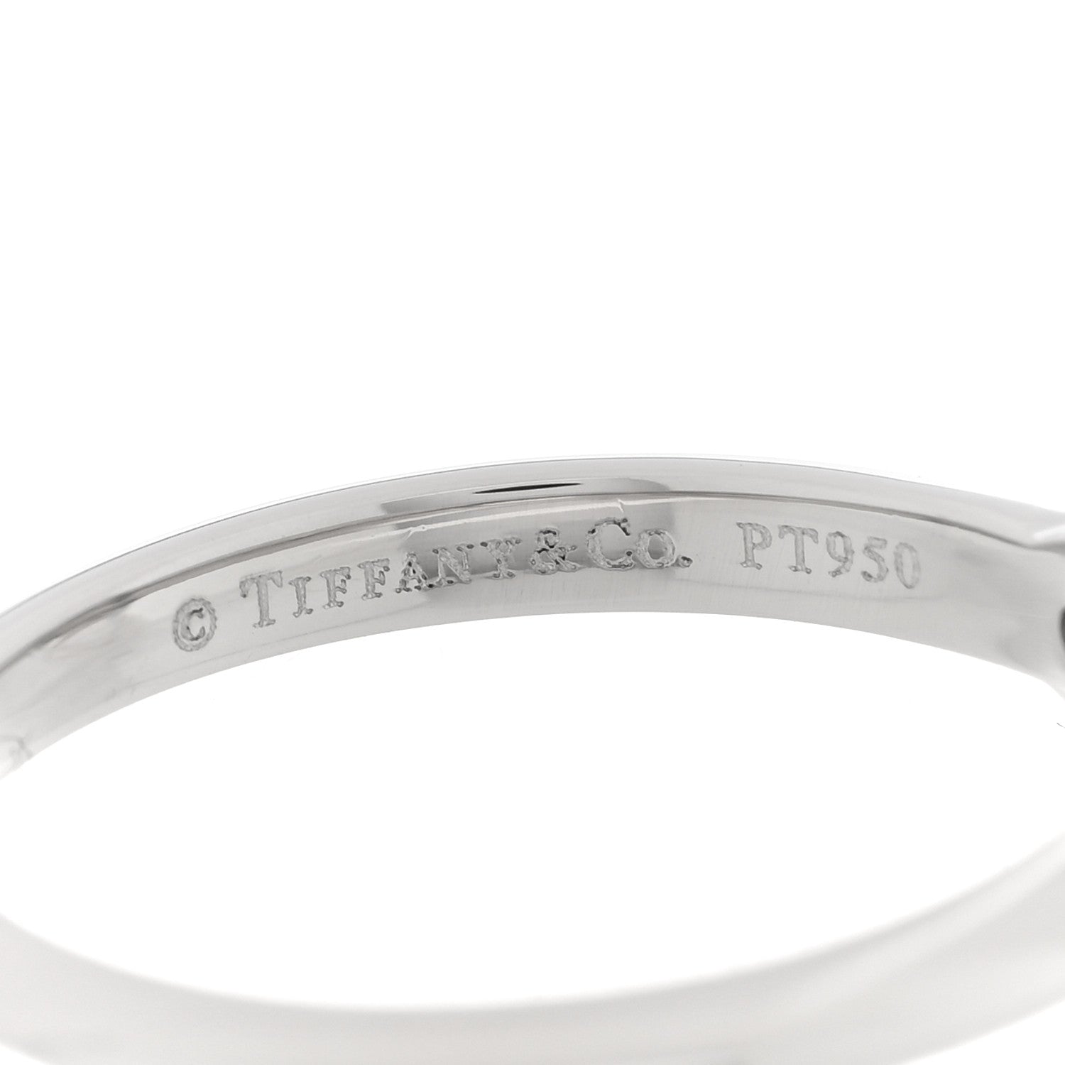 Tiffany Platinum Diamond 1.04ct Princess Solitaire Engagement Ring 52 6 4 of 5