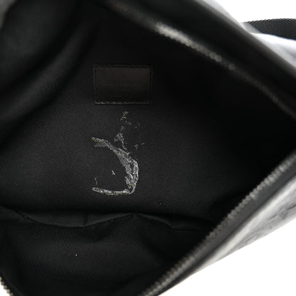 Louis Vuitton Calfskin Monogram Shadow Discovery Bumbag Black 5 of 11