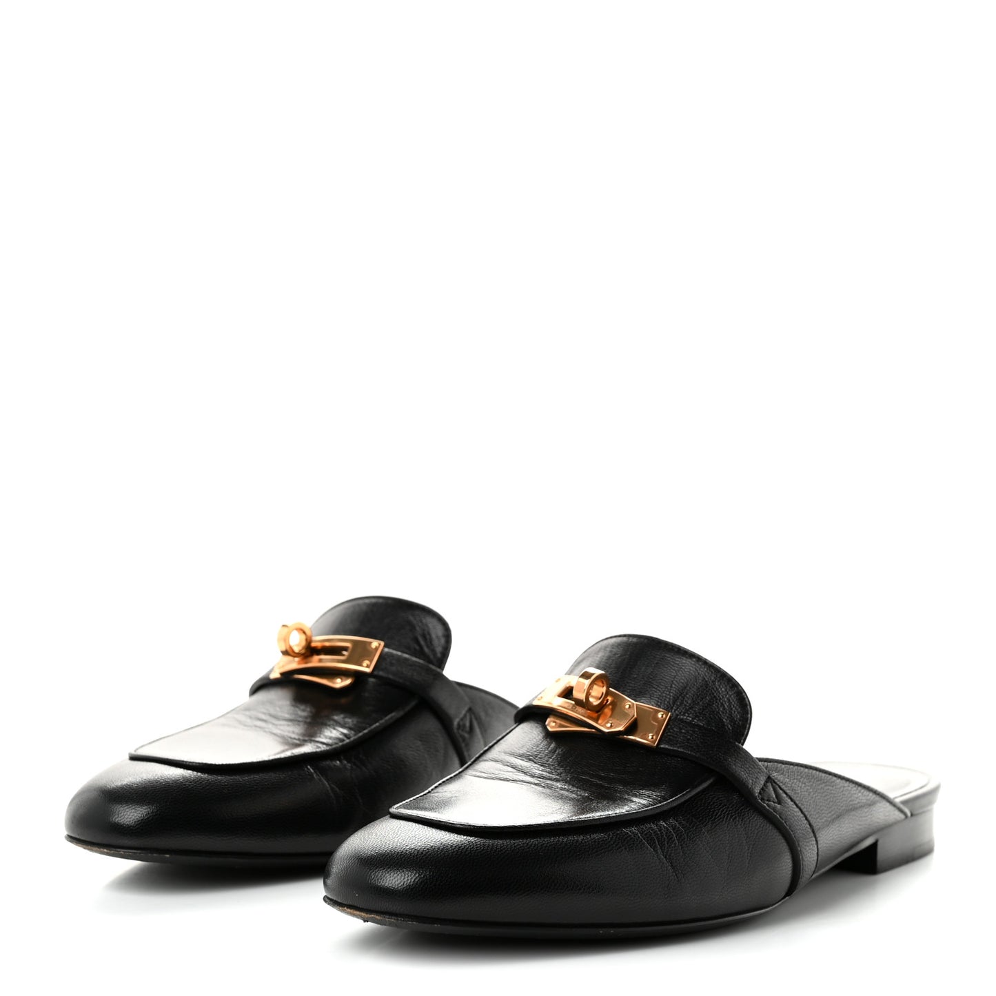 Goatskin Oz Mules 37.5 Black