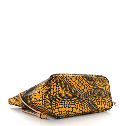 Louis Vuitton Monogram Kusama Waves Neverfull MM Yellow 4 of 9